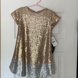 Sequin T-Shirt Dress